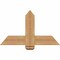 Ekena Millwork Eugene Smooth Timber Gable Bracket, Western Red Cedar, 36"W x 21"H x 5 1/2"D x 5 1/2"F, 14/12 Pitch GBW036X21X0606EUG00SWR - alternate 1